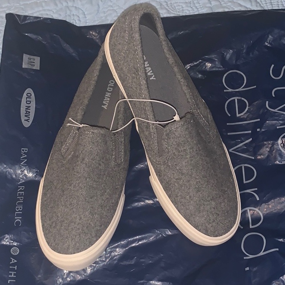 Old Navy Faux Suede Slip-On Sneakers